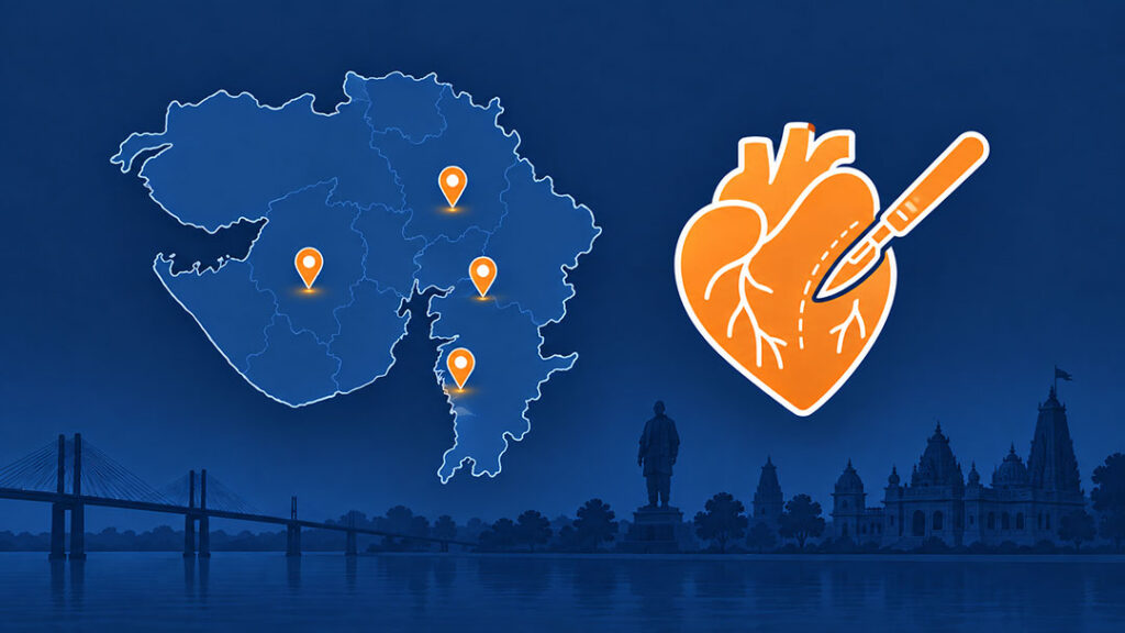 Cardio-thoracic & Vascular Surgery Hospitals Under PMJAY in Gujarat — Ahmedabad, Vadodara, Surat & Rajkot