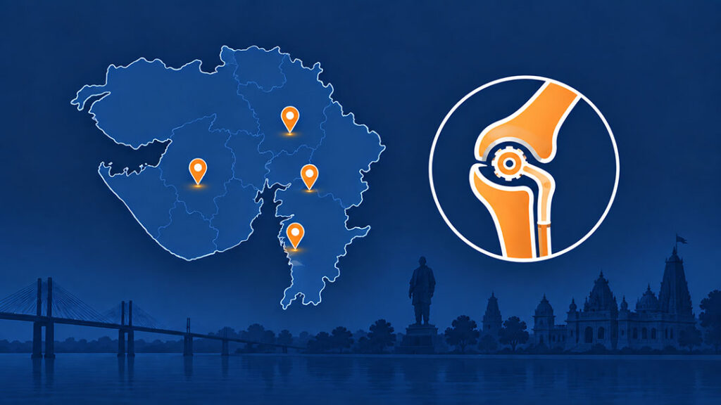 Joint Replacement Hospitals Under PMJAY in Gujarat — Ahmedabad, Vadodara, Surat & Rajkot