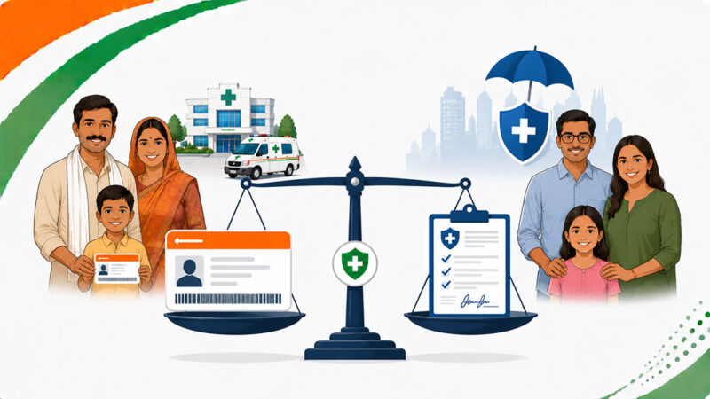 PMJAY vs Private Health Insurance